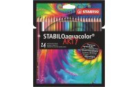 STABILO Farbstifte Aquacolor Arty, 24 Stück