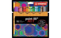 STABILO Point 88 Arty Mehrfarbig, 24 Stück