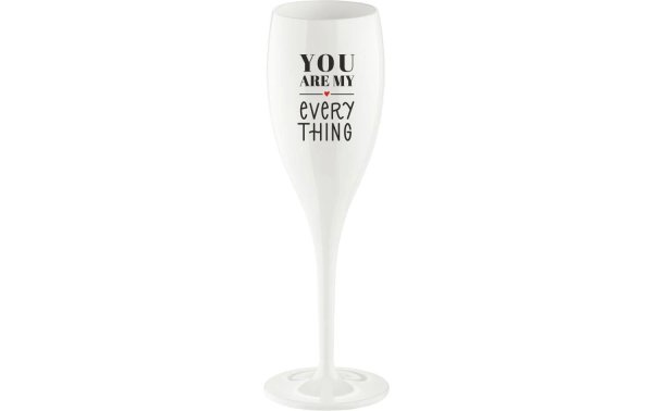 Koziol Sektglas Superglas You are my everything 100 ml, 1 Stk