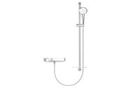 GROHE Duscharmatur-Set Grohtherm SmartControl 1/2",...