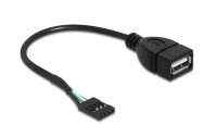 Delock USB 2.0-Kabel Pinheader - USB A 0.2 m