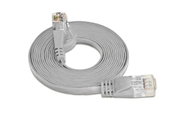 SLIM Slimpatchkabel Cat 6, UTP, 3 m, Grau