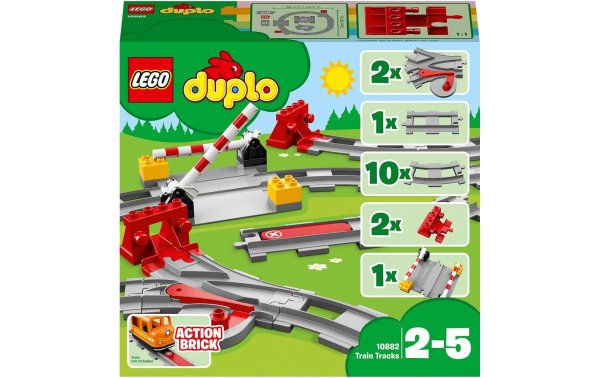 LEGO® DUPLO® Eisenbahn Schienen 10882