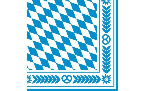 Susy Card Papierservietten Bavaria 33 cm x 33 cm, 20 Stück