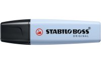 STABILO Textmarker Boss Original Taubenblau, 10 Stück