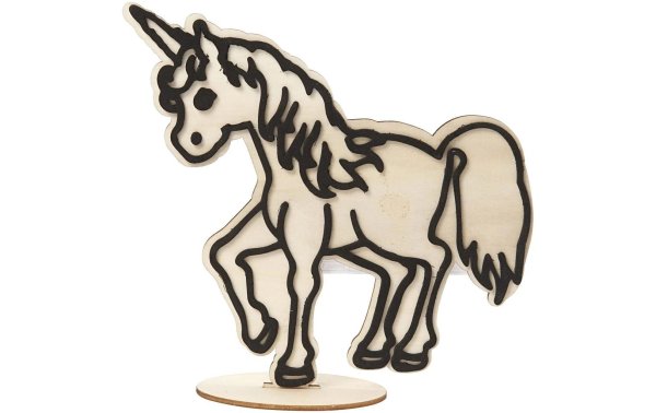 Creativ Company Holzartikel Einhorn 19 cm