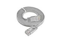 SLIM Slimpatchkabel Cat 6, UTP, 1 m, Grau