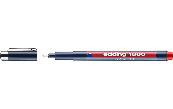 edding 1800 0.35 mm, Rot