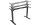 Contini Tischgestell ohne Platte ET225E, Höhe: 645-1300 mm, Schwarz