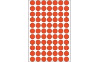 HERMA Vielzweck-Etiketten 2232 Ø 13 mm, 32 Blatt, Rot