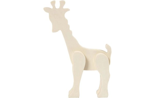 Creativ Company Holzartikel Tierfigur Giraffe 19 x 14 cm