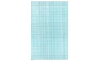 Favorit Notizblock 21 x 29.7 cm, 100 Blatt, Weiss/Blau