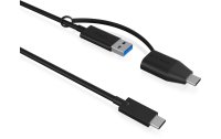 ICY BOX USB-Kabel IB-CB033 USB C - USB A 0.35 m