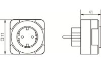 Theben-HTS Zeitschaltuhr Timer27 T12/T13 Mechanisch