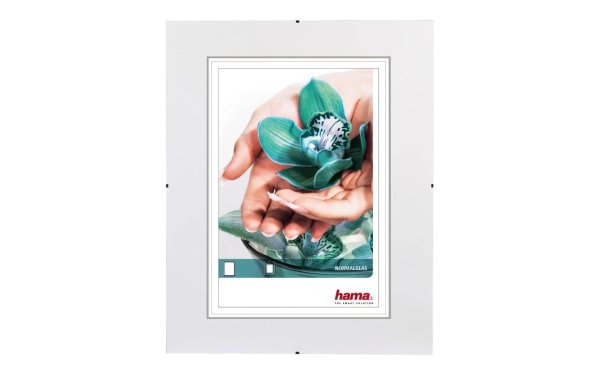 Hama Bilderrahmen Clip-Fix Transparent, 9 x 13 cm