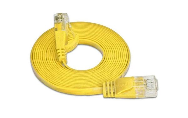 SLIM Slimpatchkabel Cat 6, UTP, 3 m, Gelb