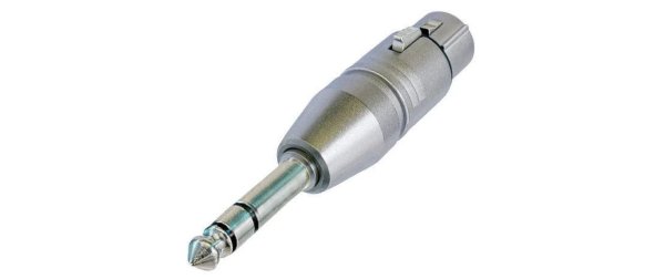 Neutrik Audio-Adapter NA3FP XLR 3 Pole, female - Klinke 6.3mm, male