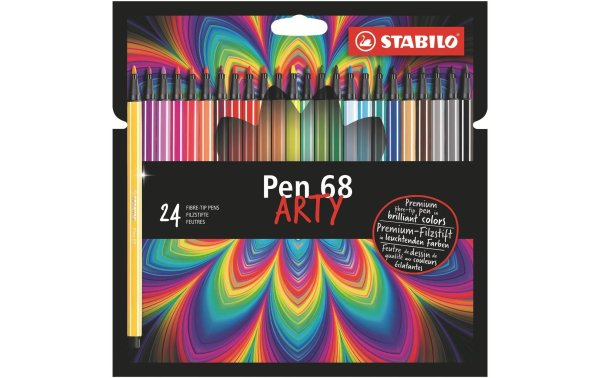 STABILO Pen68 Arty, 24 Stück