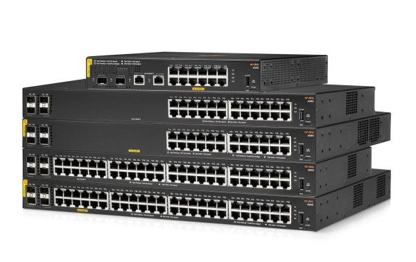 HPE Aruba Networking PoE+ Switch CX 6000 370W 52 Port