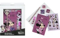 Undercover Notizbuch Minnie Mouse 11.8 x 17.7 cm, Blanko, Rosa/Weiss