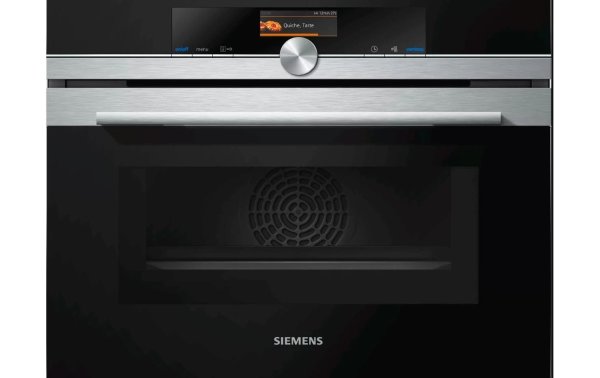 Siemens Einbaubackofen mit Mikrowelle CM676GOS1 Schwarz