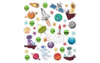 URSUS Motivsticker Glitter Fun Dinos 4 Blatt, 138 Sticker