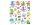 URSUS Motivsticker Glitter Fun Dinos 4 Blatt, 138 Sticker