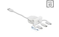 Delock Easy 45 Modul USB A - Lightning/Micro-USB B/USB C...