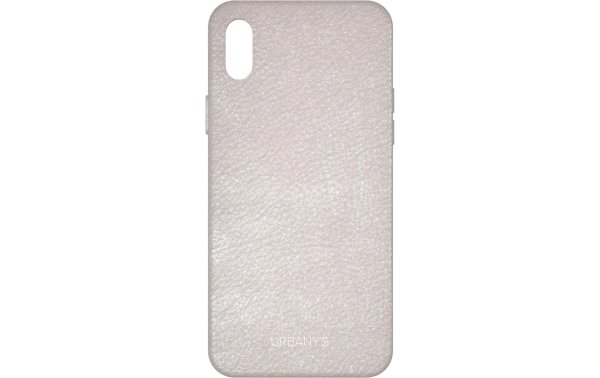 Urbanys Back Cover Silver Star Leather iPhone XS Max