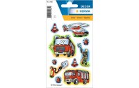 Herma Stickers Motivsticker Feuerwehr, 3 Blatt