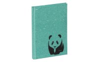 Pagna Notizbuch Save me Panda A6, Dot, Grün