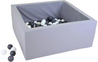 Knorrtoys Bällebad soft – eckig grey 100 balls...