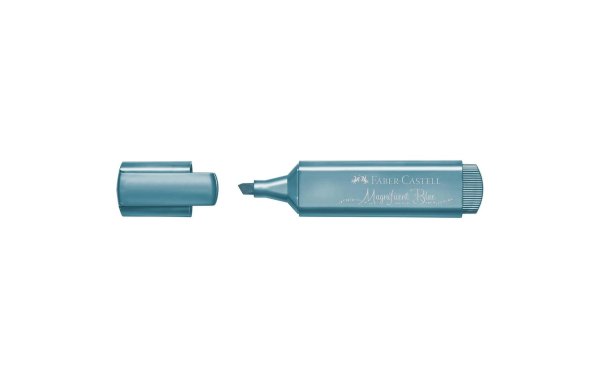 Faber-Castell Textmarker 1546 Magnificent Blue, Metallic