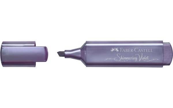 Faber-Castell Textmarker 1546 Shimmering Violet, Metallic