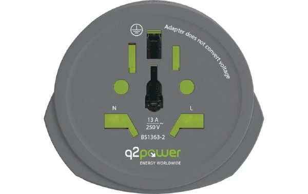 Q2Power Country-Reiseadapter World-EU