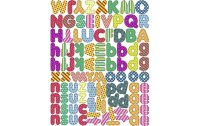 URSUS Haftmagnet Buchstaben Mehrfarbig, 100 Stück