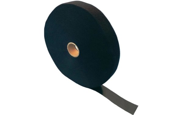 FASTECH Klettband-Rolle ETN Fast Strap 30 mm x 25 m, Schwarz