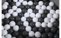 Knorrtoys Bällebad soft – grey 100 balls grey/white