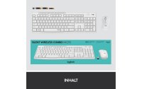 Logitech Tastatur-Maus-Set MK295 White CH-Layout