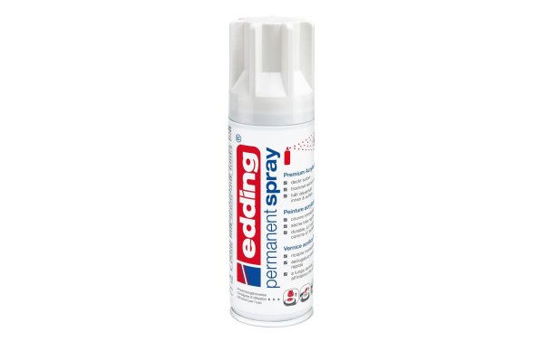 edding Acrylspray  5200 200 ml, Weiss glänzend