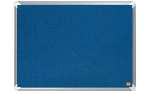 Nobo Pinnwand Premium Plus 90 cm x 60 cm, Blau