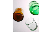 Rebottled Trinkglas 230 ml, 4 Stück, Olivgrün