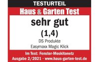 EASYmaxx Fliegengitter Magic Click 1.5 x 1.3 m