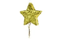 Partydeco Pinata Stern, 44.5 x 42.5 x 9 cm, Gold, 1...