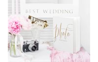 Partydeco Fotoalbum Precious moments 20 x 24.5 cm, Weiss/Gold