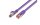 Wirewin Patchkabel  Cat 6, S/FTP, 2 m, Violett