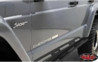 RC4WD Emblem Set, SCX10 II Cherokee, Silber