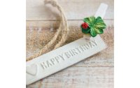 Natur Verlag Geburtstagskarte Happy Birthday 20 x 20 cm