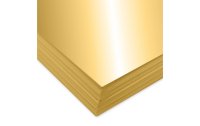 URSUS Tonzeichenpapier A4, 130 g/m², 100 Blatt, Gold