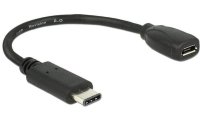 Delock USB 2.0-Adapterkabel  USB C - Micro-USB B 0.15 m